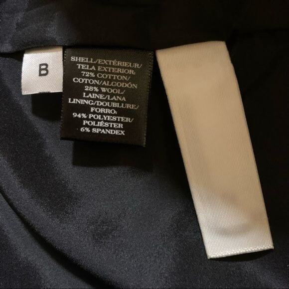 Ann Taylor Skirt Women's Sz 8 Wool Blend Dark Academia Office Tweed Midi-Length - Picture 4 of 5